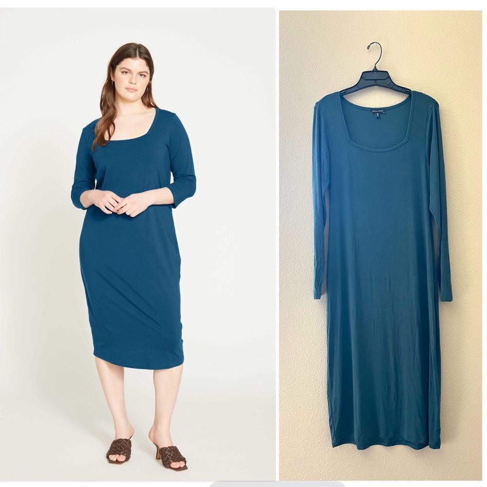 Universal Standard Square Neck Cocoon Dress - Size 14/16